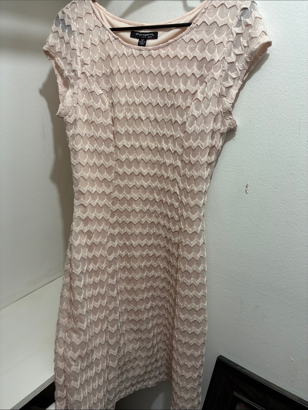 Sharagano Blush Midi Dress